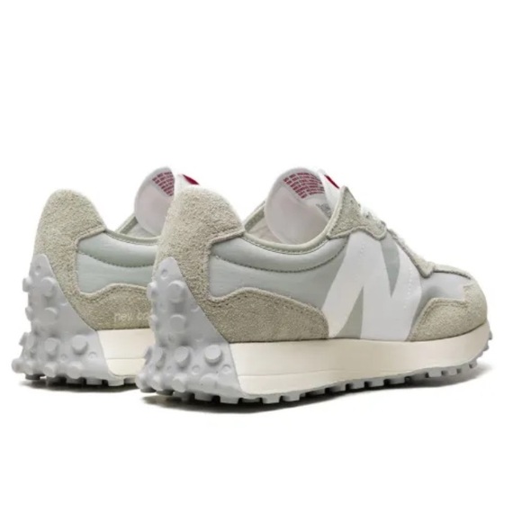 New Balance Sage Green and White Sneakers - Picture 2 of 9